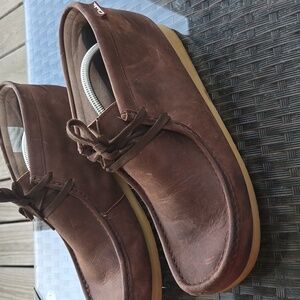 Clarks Men's Brown Leather Shoes